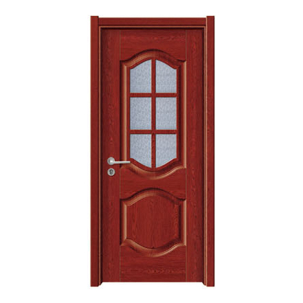 玻璃板 雕刻门板LX-026B榉木红玻璃